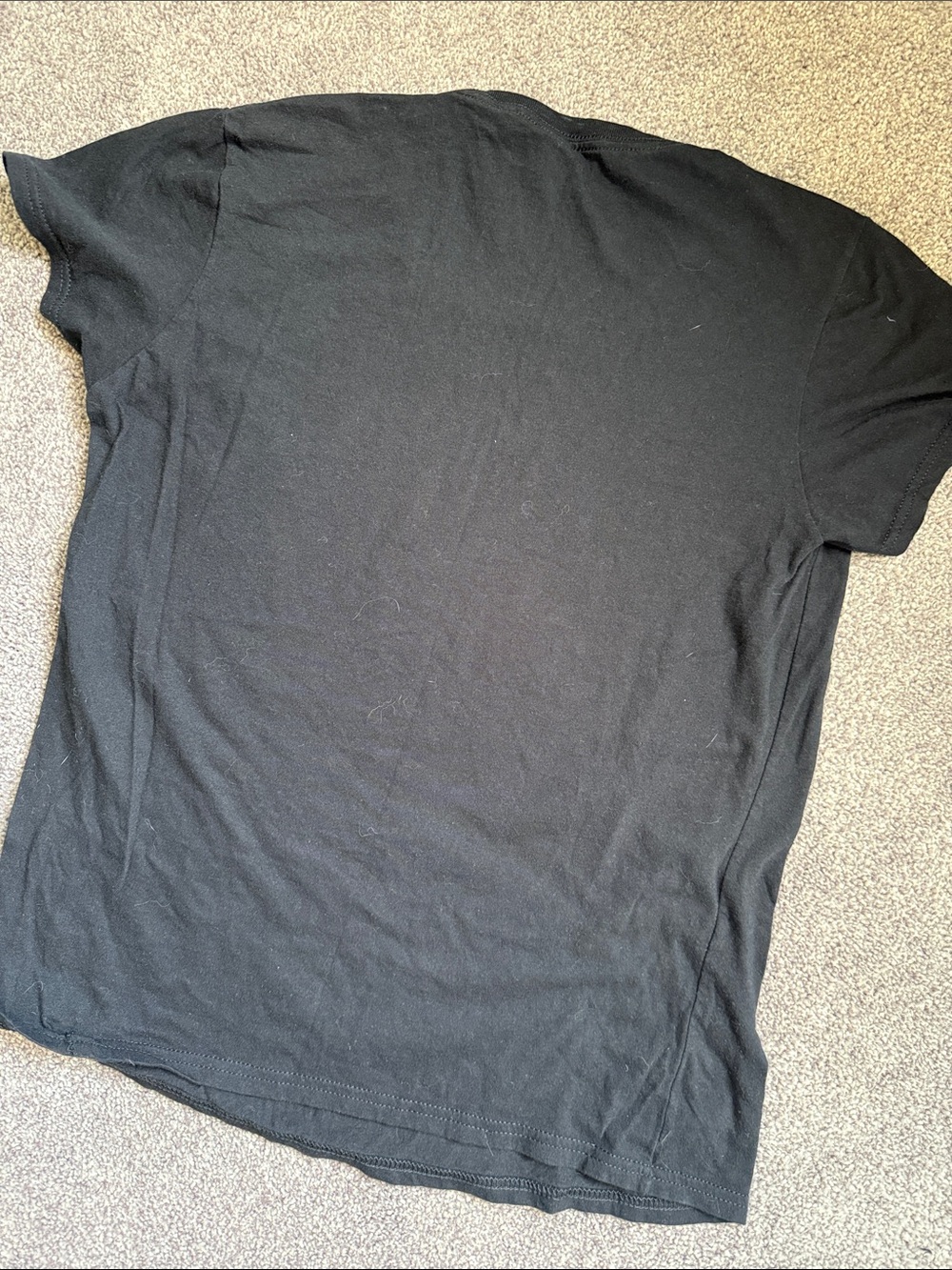 Anvil Black Graphic Tee with Pink & White Oars - Picture 2 of 3